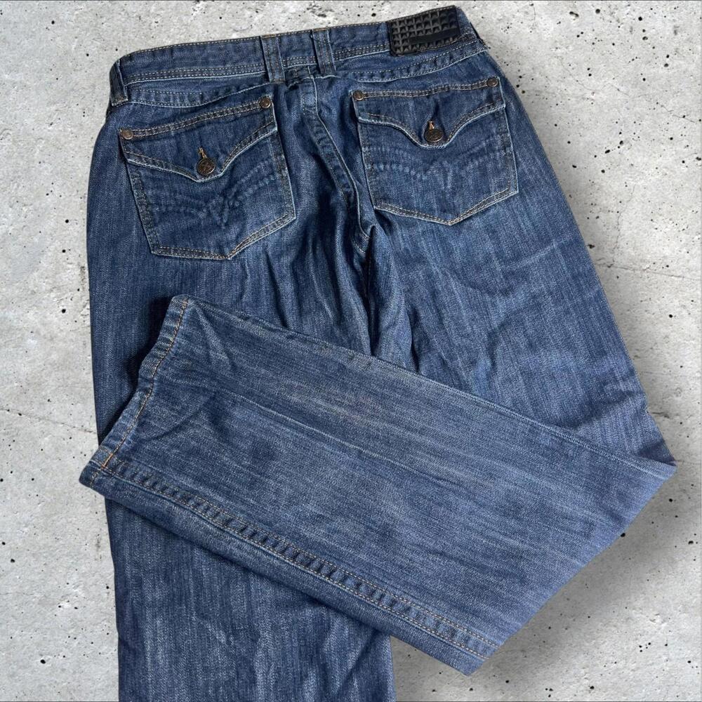 Authentic Affliction Los‎ Angeles Straight Denim Jeans Size 34